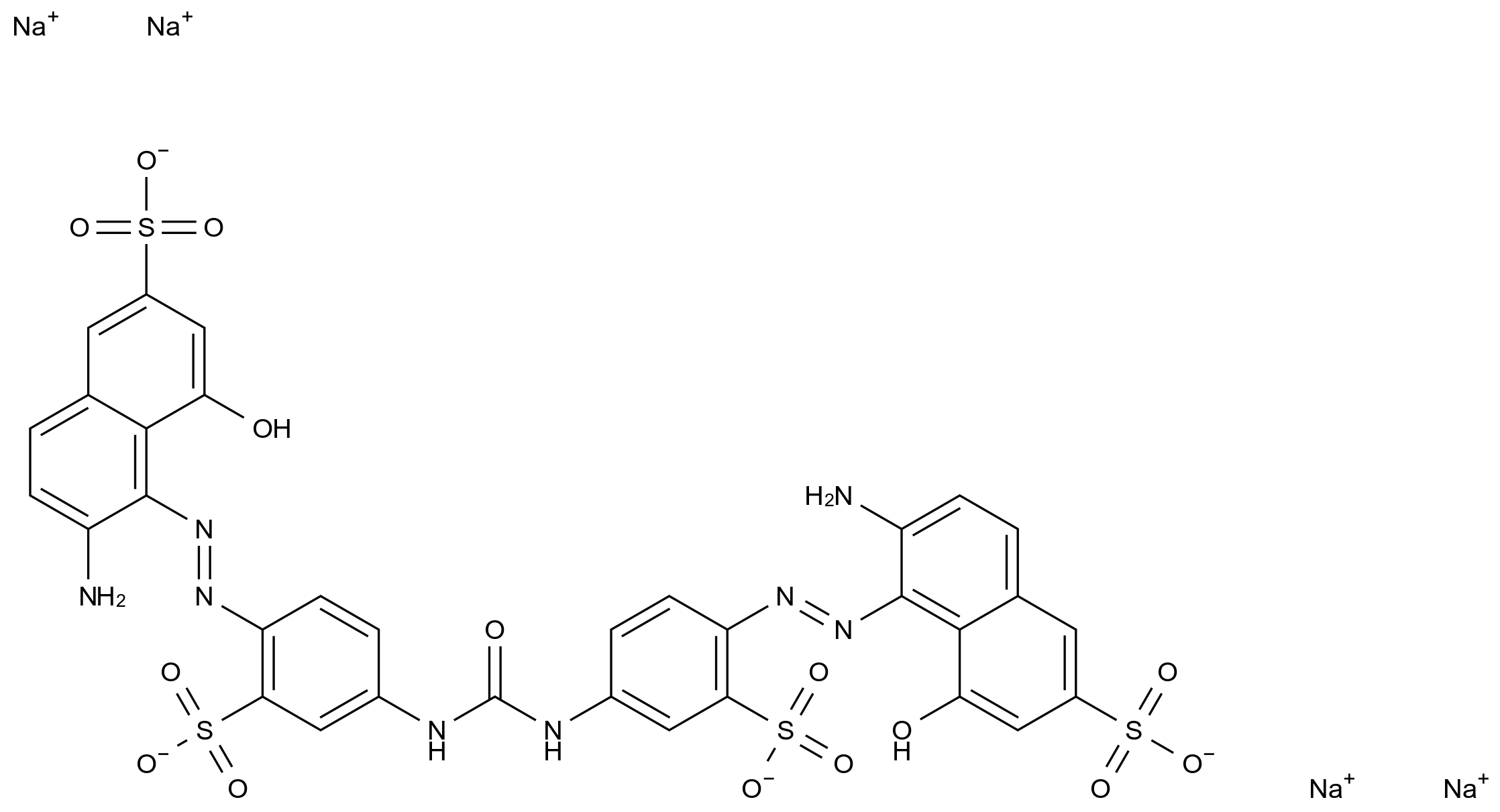  DIRECT RED 75 CAS 2829-43-8 结构式 Chemical Structure