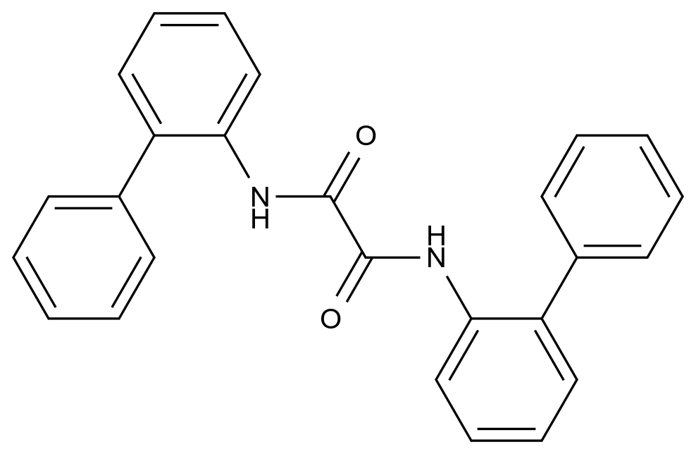  EThanediamide, N1,N2-bis([1,1'-biphenyl]-2-yl)- CAS 21022-17-3 结构式 Chemical Structure