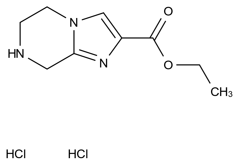 N/A Ethyl 5,6,7,8-tetrahydroimidazo[1,2-a]pyrazine-2-carboxylate xhydrochloride CAS 623564-18-1 结构式 Chemical Structure