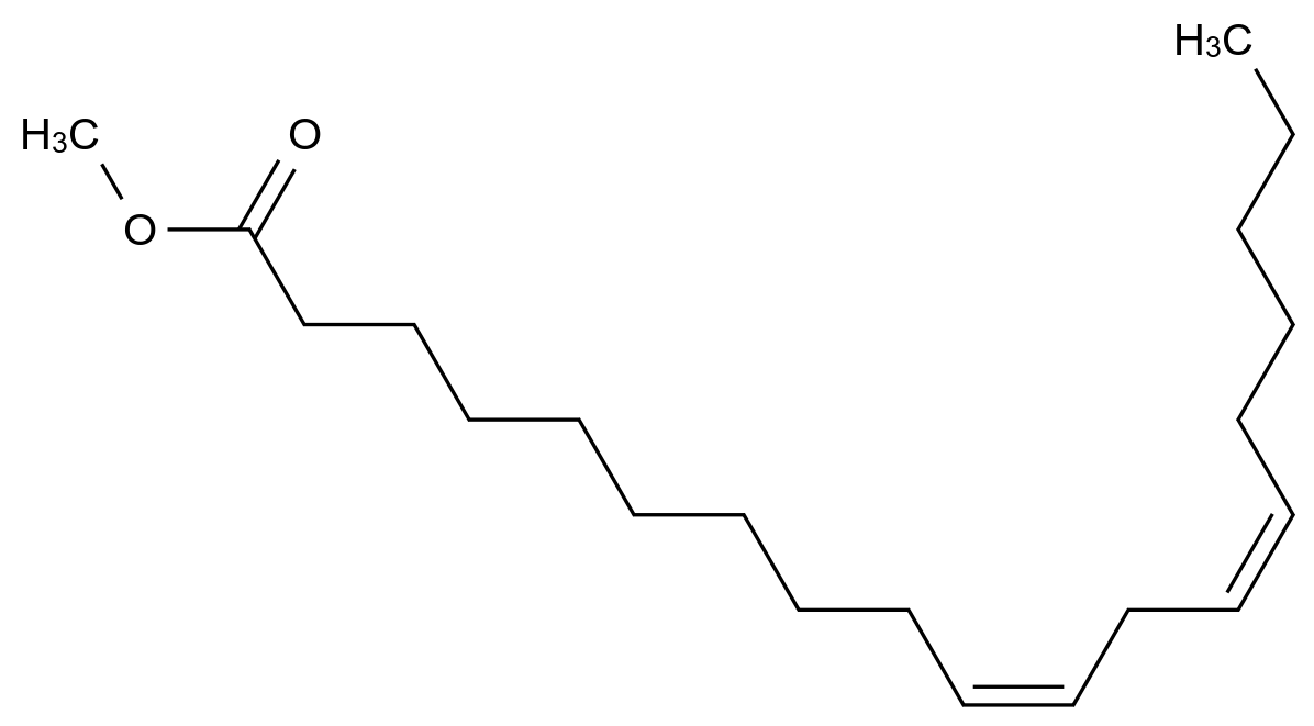  Methyl 10-cis,13-cis-nonadecadienoate CAS 29204-30-6 结构式 Chemical Structure
