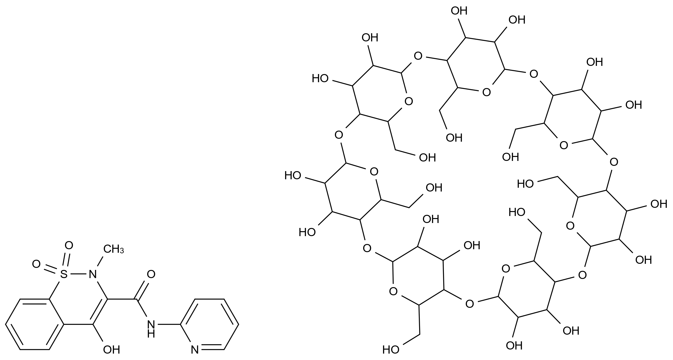 CAS No.:96684-39-8,吡罗昔康-BETA-环糊精(x:1)