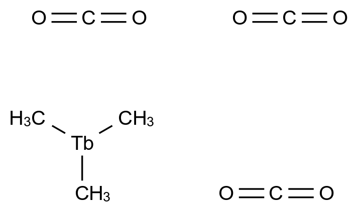  Terbium(III) acetate CAS 25519-07-7 结构式 Chemical Structure