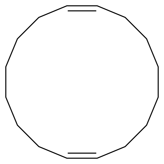  trans,trans-1,9-Cyclohexadecadiene CAS 7433-62-7 结构式 Chemical Structure