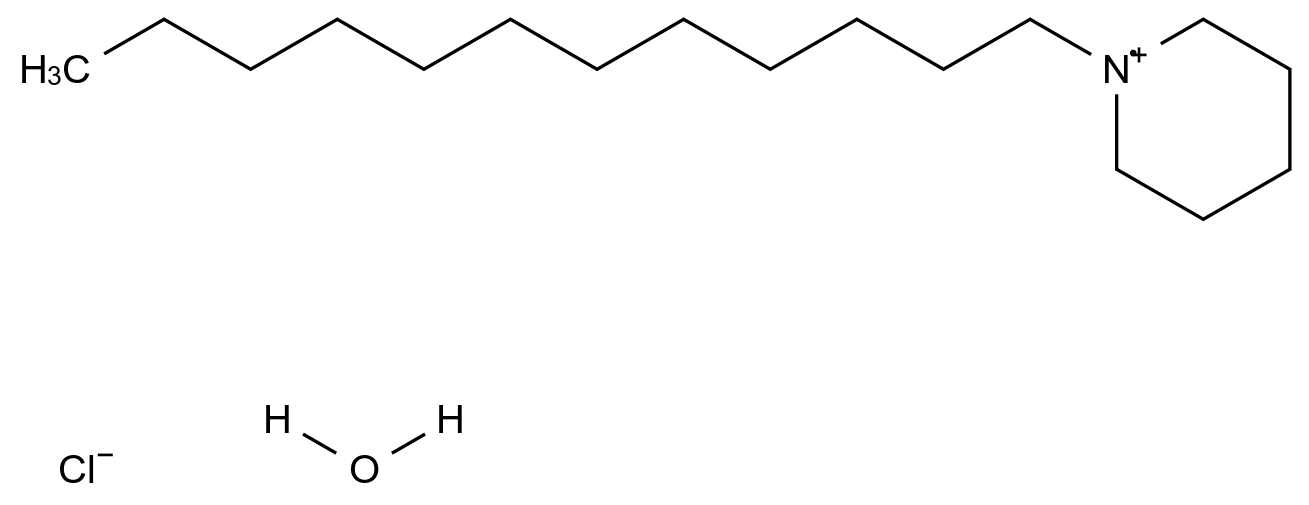 十二烷基氯化吡啶 水合物 207234-02-4
1-Dodecylpyridin-1-ium chloride--water (1/1/1)
DTXSID00583484 CAS 207234-02-4 结构式 Chemical Structure