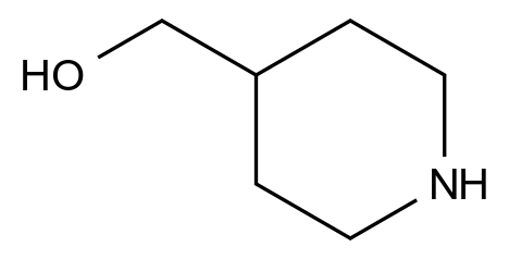 4-哌啶甲醇 4-Piperidinemethanol CAS 6457-49-4 结构式 Chemical Structure
