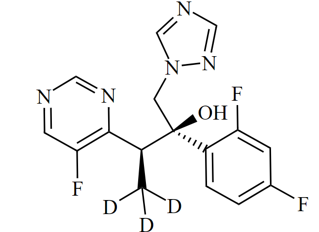 CAS No.:137234-62-9 (unlabelled),伏立康唑-d3