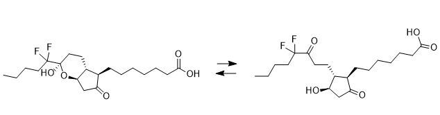 芦比前列酮 Lubiprostone CAS 136790-76-6/333963-40-9 结构式 Chemical Structure