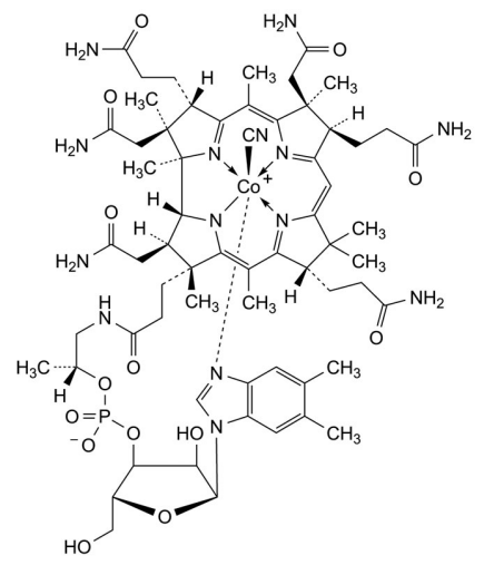 Cyanocobalamin EP Impurity E (8-epi-cyanocobalamin) CAS 41325-63-7 chemical structure
