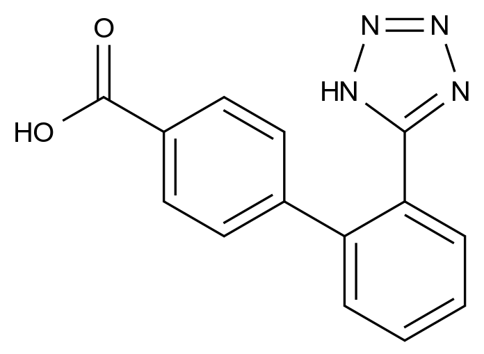 CAS No.:164265-78-5,2'-(1H-tetrazol-5-yl)-[1,1'-biphenyl]-4-carboxylic acid