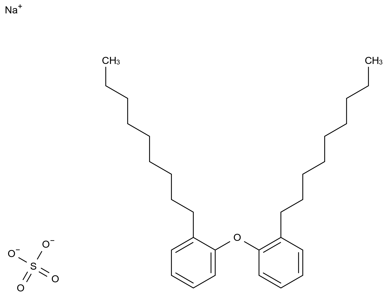  Poly(oxy-1,2-ethanediyl), .alpha.-sulfo-.omega.-(nonylphenoxy)-, sodium salt (1:1) CAS 9014-90-8 结构式 Chemical Structure