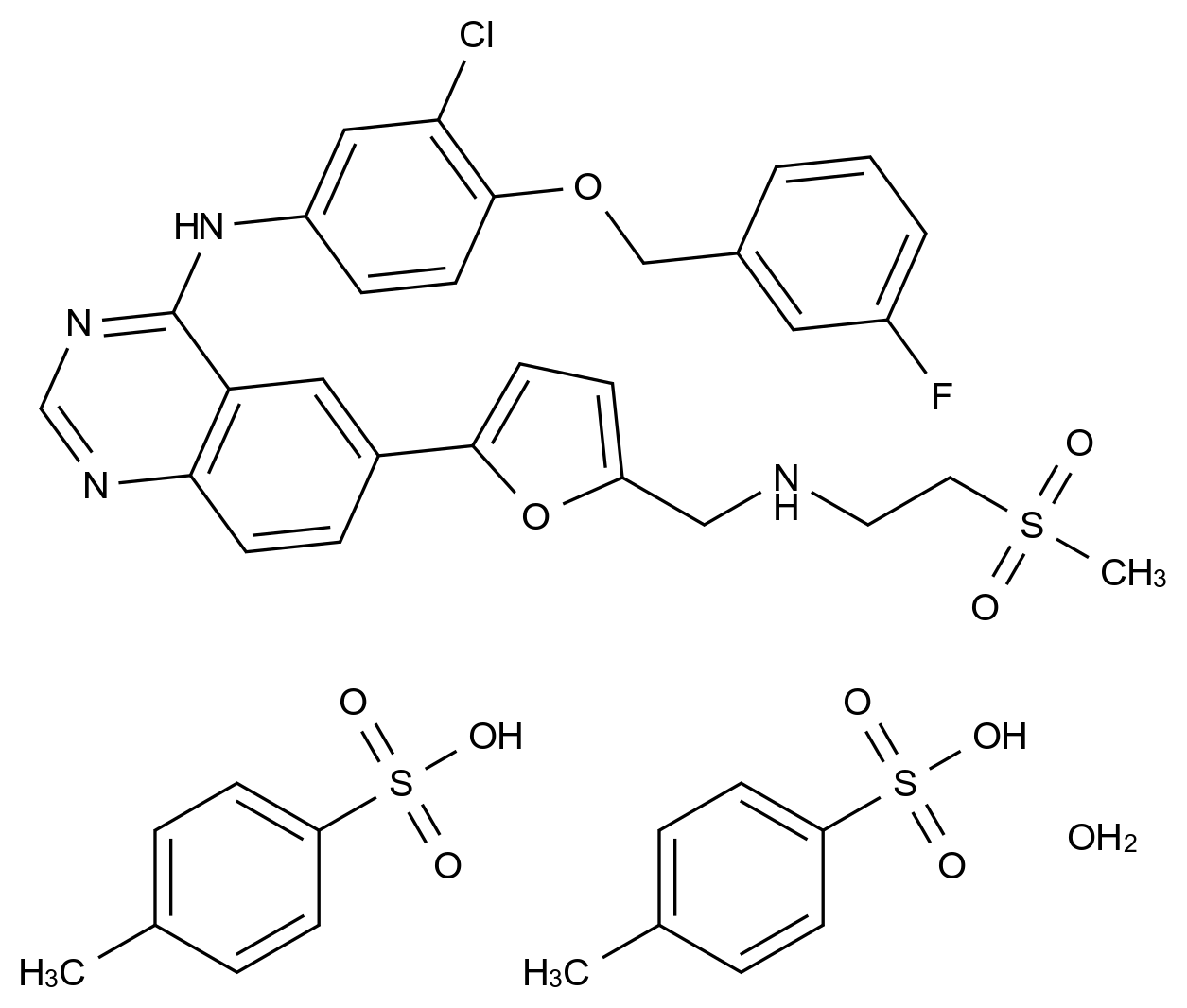 CAS No.:388082-78-8,Lapatinib Ditosylate Monohydrate