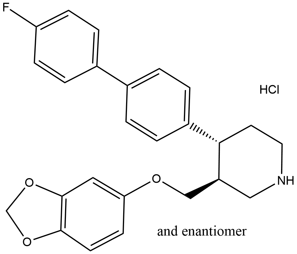 帕罗西汀相关化合物G Paroxetine Related Compound G CAS 1217655-87-2 结构式 Chemical Structure