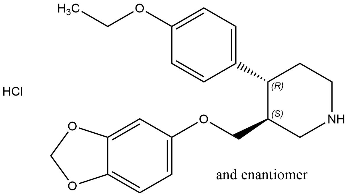 CAS No.:1346597-97-4,帕罗西汀杂质68 HCl （对映异构体混合）