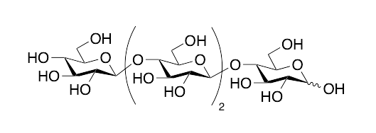 D-(+)-纤维四糖 D-(+)-Cellotetraose CAS 38819-01-1 结构式 Chemical Structure