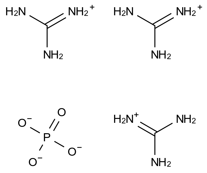 磷酸三胍 Triguanidine phosphate CAS 38848-02-1 结构式 Chemical Structure