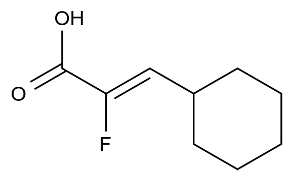 α-氟肉桂酸 350-90-3
Cinnamic acid, alpha-fluoro-
alpha-Fluorocinnamic acid
2-Propenoic acid, 2-fluoro-3-phenyl- (9CI)
1-09-00-00237 (Beilstein Handbook Reference)
BRN 2501318
EINECS 206-508-0
2-Fluoro-3-phenyl-2-propenoic acid
NSC 102780 CAS 350-90-3 结构式 Chemical Structure