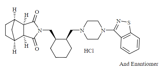 Lurasidone Impurity 3 HCl structure