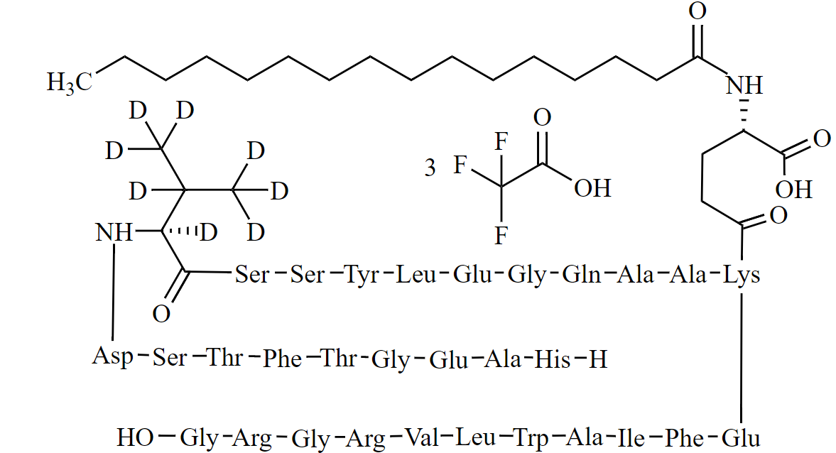 Liraglutide-d8 Tritrifluoroacetate