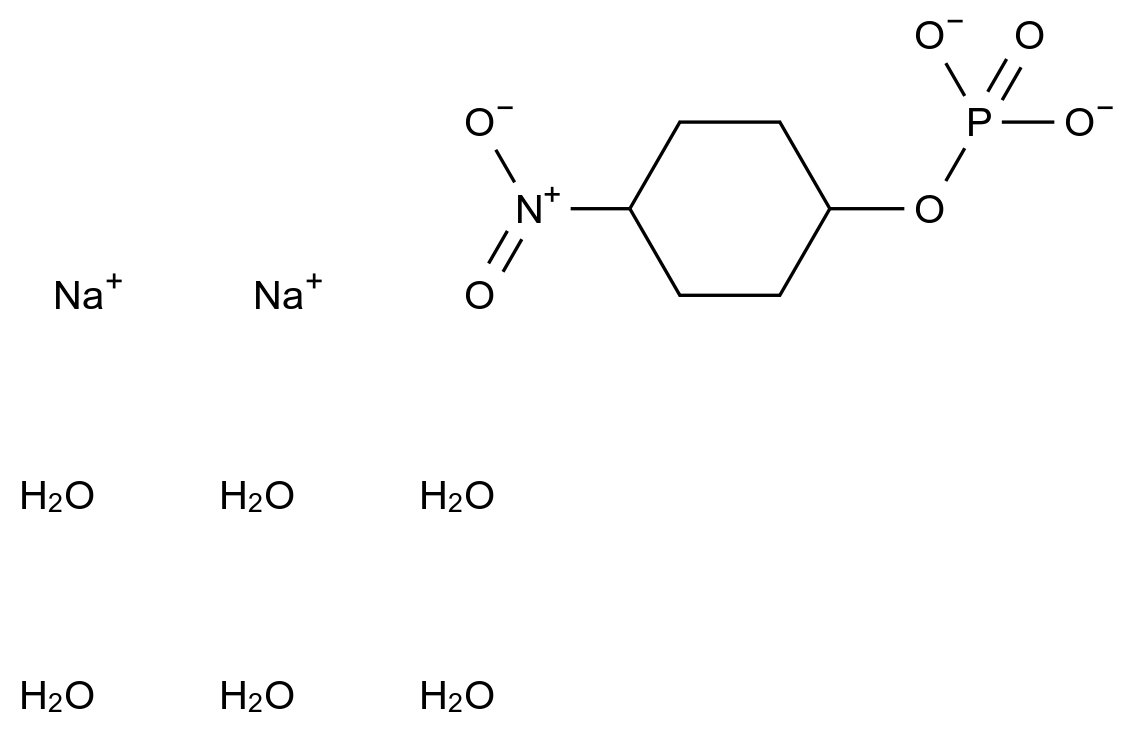 CAS No.:333338-18-4,333338-18-4
Phosphoric acid, mono(4-nitrophenyl) ester, sodium salt, hydrate(1:2:6)OTHER CA INDEX NAMES:Phosphoric acid, mono(4-nitrophenyl) ester, disodium salt, hexahydrate