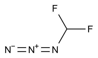 Difluoromethyl azide solution  CAS 41796-84-3 结构式 Chemical Structure