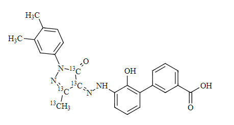 CAS No.:1217230-31-3,Eltrombopag-13C4