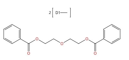二苯甲酸二丙二醇酯 Oxybispropanol dibenzoate CAS 27138-31-4 结构式 Chemical Structure