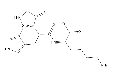 [N2-(N-Glycyl-L-histidyl)-L-lysinato(2-)]copper CAS 89030-95-5 chemical structure