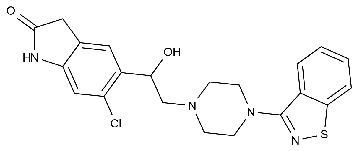 CAS No.:884305-08-2,齐拉西酮杂质12
