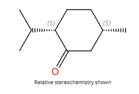 (±)-异薄荷酮（异构体混合物） (±)-Isomenthone(mixture of isomers) CAS 491-07-6 结构式 Chemical Structure