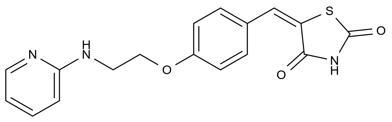 CAS No.:643764-88-9,Rosiglitazone Impurity (5-[4-N-(2-Pyridylamino)ethoxy]benzylidene] thiazolidine-2,4-dione)