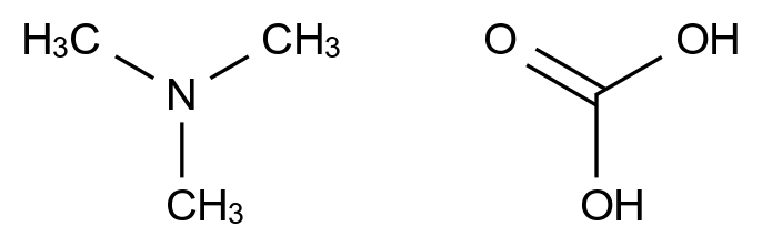 三甲基碳酸氢铵缓冲液 Trimethylammonium bicarbonate buffer CAS 34408-21-4 结构式 Chemical Structure