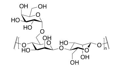 瓜尔豆胶 Guar gum CAS 9000-30-0 结构式 Chemical Structure
