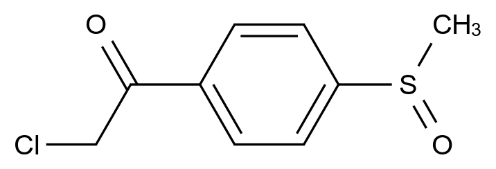 2-Chloro-1-(4-(methylsulfinyl)phenyl)ethan-1-one
