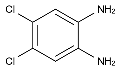 1,2-Diamino-4,5-dichlorobenzene CAS 5348-42-5 chemical structure