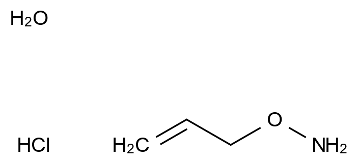  O-Allylhydroxylamine hydrochloride hydrate CAS 206557-03-1 结构式 Chemical Structure