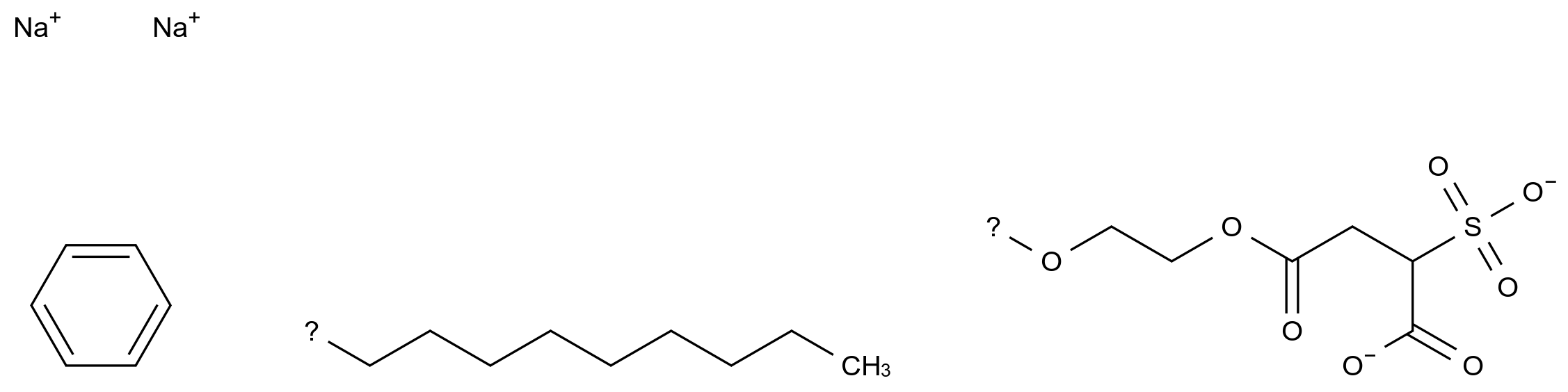 Poly(oxy-1,2-ethanediyl), .alpha.-(3-carboxy-1-oxo-3-sulfopropyl)-.omega.-(nonylphenoxy)-, sodium salt (1:2) CAS 9040-38-4 chemical structure