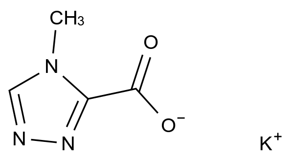  Potassium 4-methyl-4H-1,2,4-triazole-3-carboxylate CAS 1982950-69-5 结构式 Chemical Structure