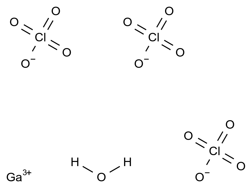 高氯酸镓 水合物 81029-07-4
Gallium(III) perchlorate hydrate, 13.5-15.5% Ga
MFCD00167156 CAS 81029-07-4 结构式 Chemical Structure