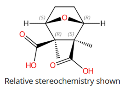 rel-(1R,2S,3R,4S)-2,3-Dimethy1-7-oxabicyclo[2.2. 1]heptane-2,3-dicarb oxylic acid CAS 28874-45-5 chemical structure