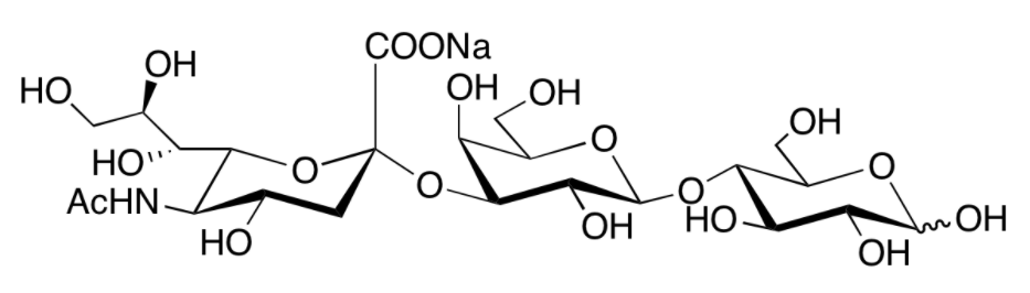 3'-Sialyllactose Sodium Salt CAS 128596-80-5 chemical structure