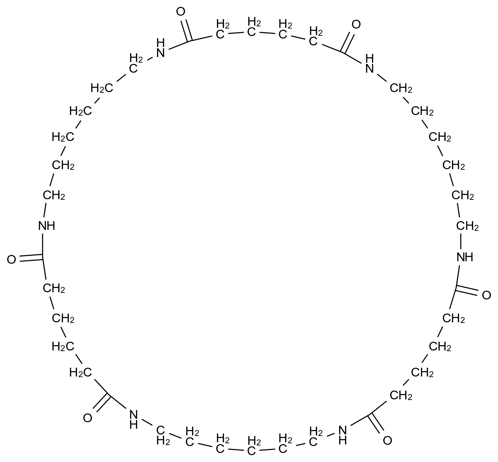  Nylon 6,6 trimer CAS 4174-07-6 结构式 Chemical Structure