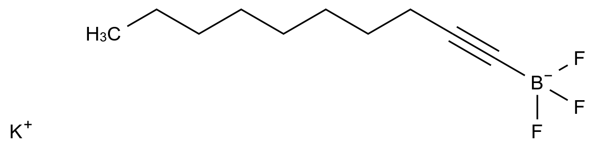  Potassium dec-1-yn-1-yltrifluoroborate CAS 485338-90-7 结构式 Chemical Structure