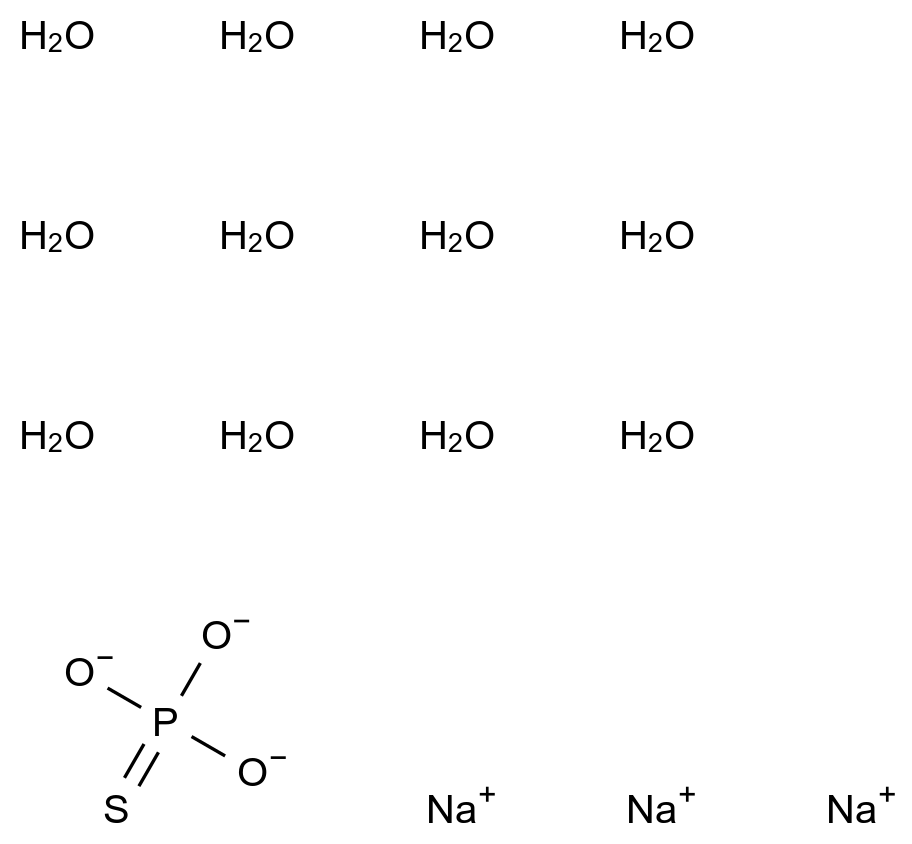 Sodium Thiophosphate Dodecahydrate CAS 51674-17-0 chemical structure