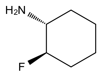 trans-2-Fluorocyclohexanamine CAS 75198-04-8 结构式 Chemical Structure