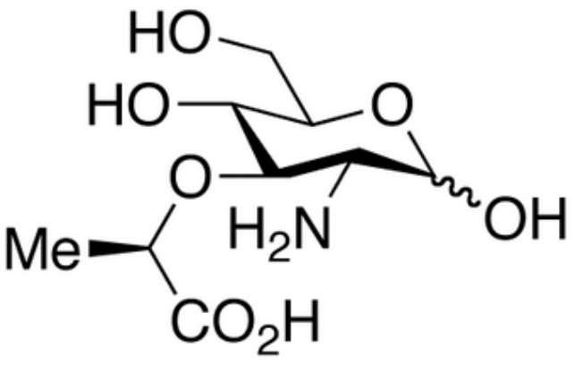胞壁酸（混合物） Muramic Acid CAS 1114-41-6 结构式 Chemical Structure