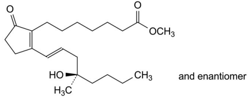 Misoprostol EP Impurity D (Mixture of Enantiomers) CAS 1788085-79-9 chemical structure