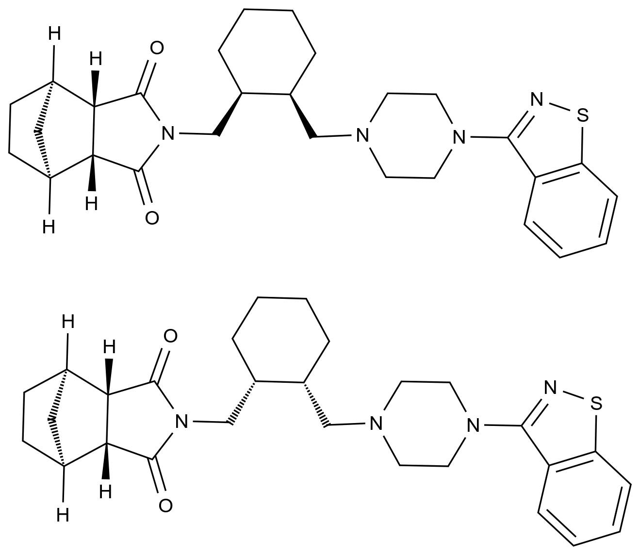Lurasidone Impurity 8 (Mixture of Isomers) structure