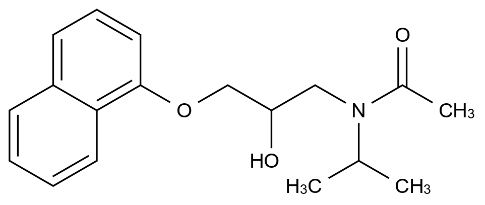 CAS No.:2007-11-6,N-（2-羟基-3-（萘-1-氧基）丙基）-N-异丙基乙酰胺