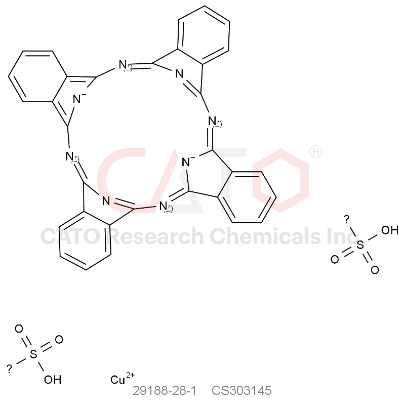 CAS No.:29188-28-1,Copper phthalocyanine disulfonicacid