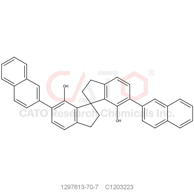 CAS No.:1297613-70-7,(R)-2,2',3,3'-Tetrahydro-6,6'-di(2-naphthalenyl)-1,1'-spirobi[1H-indene]-7,7'-diol